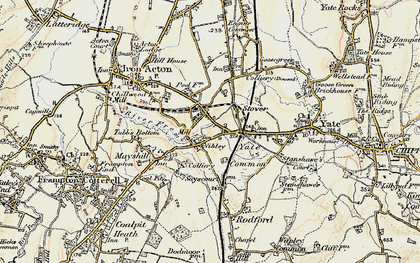 Old map of Tubb's Bottom in 1899