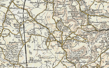 Old map of Stancombe Park in 1898-1900