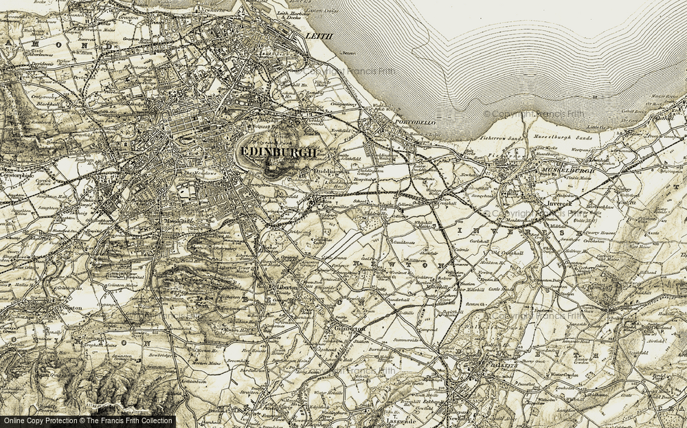 Old Map of Niddrie, 1903-1904 in 1903-1904