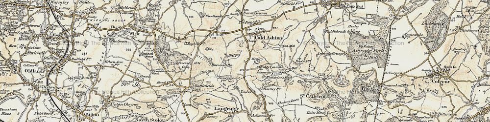 Old map of Nimlet in 1899