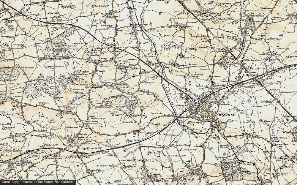 Old Map of Nine Elms, 1897-1899 in 1897-1899
