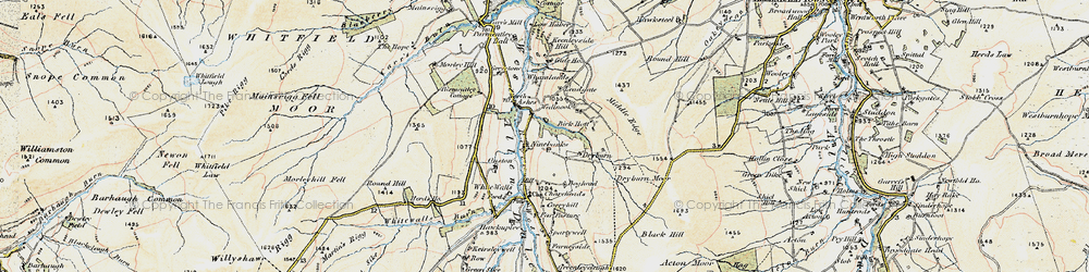 Old map of Leadgate in 1901-1904