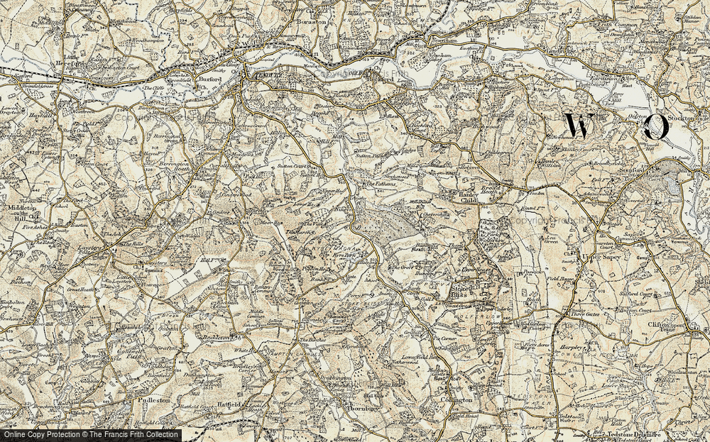 Historic Ordnance Survey Map of Nineveh, 1899-1902