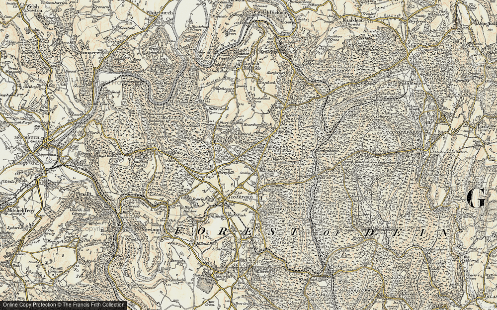 Old Map of Ninewells, 1899-1900 in 1899-1900
