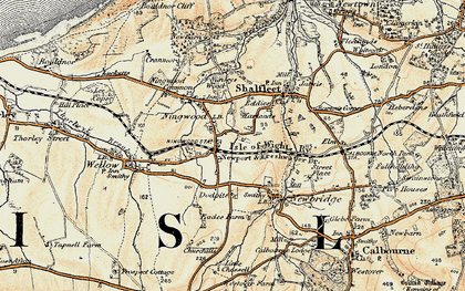 Old map of Ningwood in 1899-1909