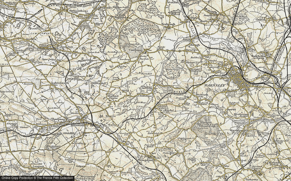Old Map of Noblethorpe, 1903 in 1903