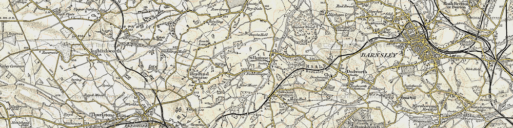 Old map of Noblethorpe in 1903