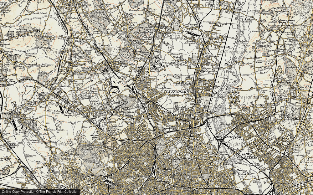 Old Maps of Noel Park, Greater London - Francis Frith