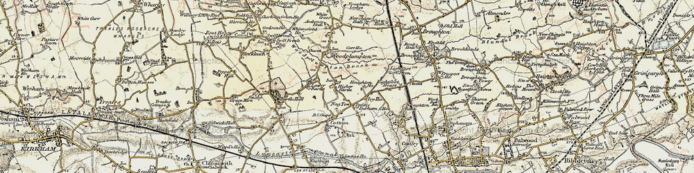 Old map of Nog Tow in 1903