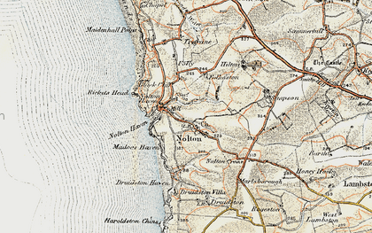 Old map of Nolton in 0-1912