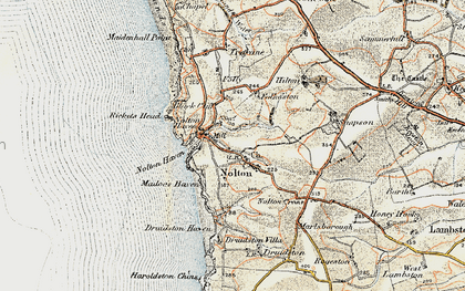 Old map of Nolton Cross in 0-1912