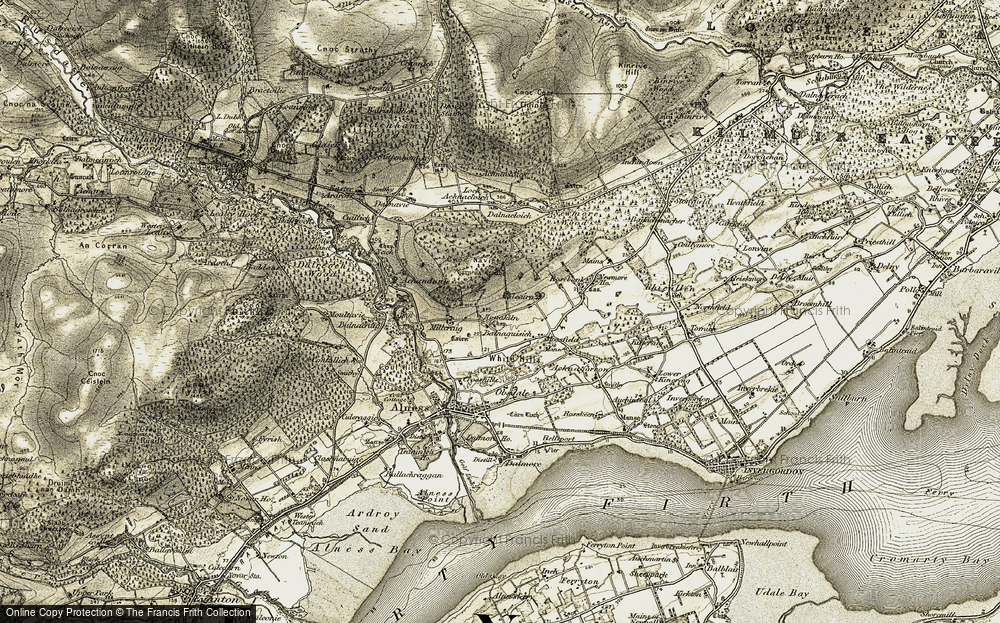 Old Map of Nonikiln, 1911-1912 in 1911-1912