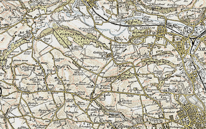 Old map of Noon Nick in 1903-1904