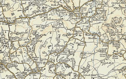 Old map of Norbridge in 1899-1901