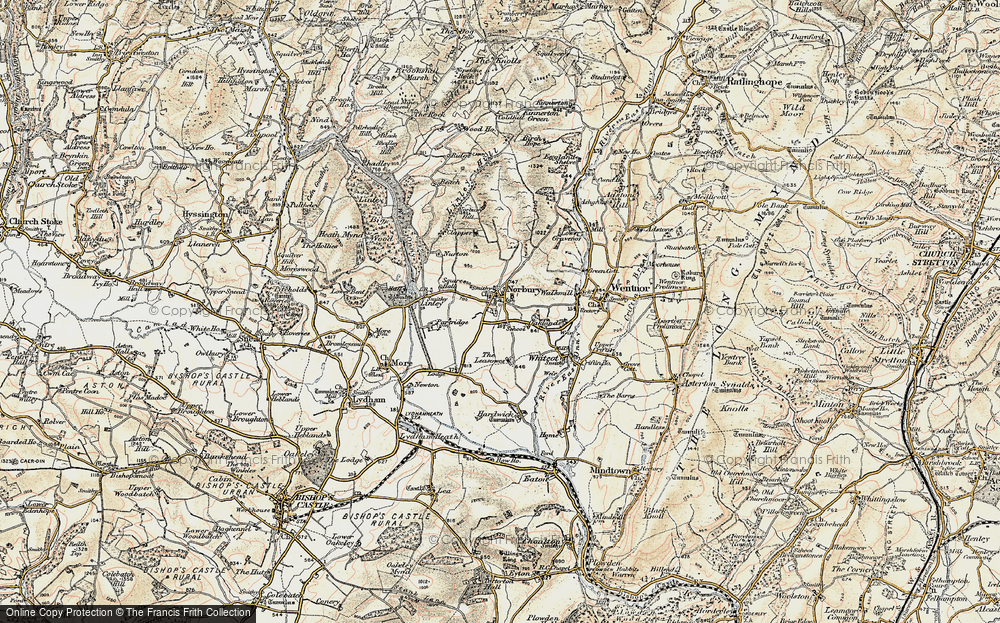 Old Map of Norbury, 1902-1903 in 1902-1903
