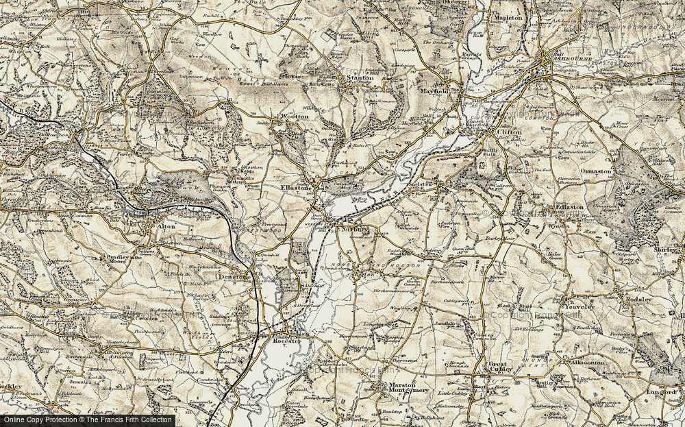 Old Map of Norbury, 1902 in 1902