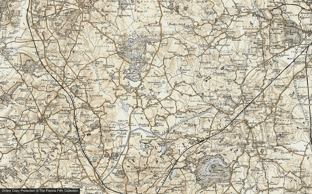 Old Map of Norbury Common, 1902 in 1902