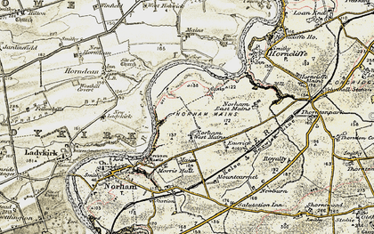 Old map of Mount Carmel in 1901-1903