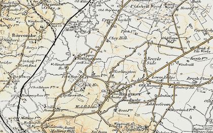 Old map of Norlington in 1898