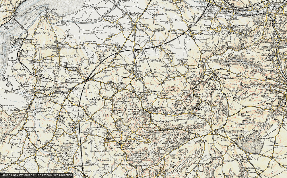 Old Map of Norman Hill, 1898-1900 in 1898-1900