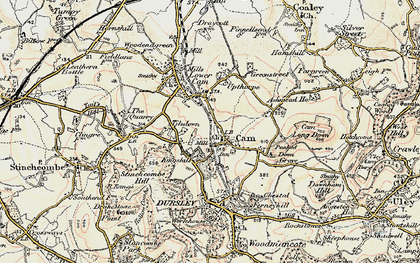 Old map of Norman Hill in 1898-1900
