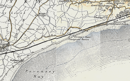 Old map of Norman's Bay in 1898