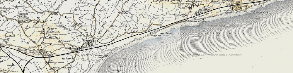 Old map of Norman's Bay in 1898