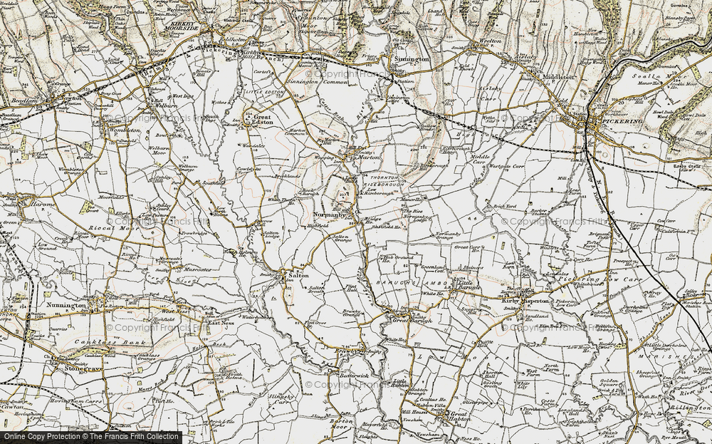 Old Map of Normanby, 1903-1904 in 1903-1904