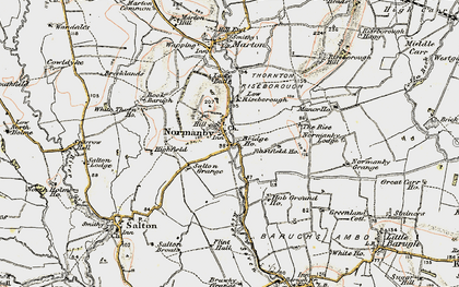 Old map of Riseborough Hall in 1903-1904