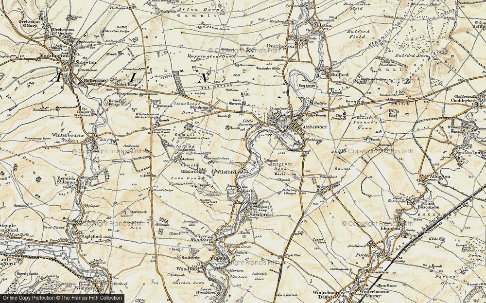 Old Map of Normanton, 1897-1899 in 1897-1899