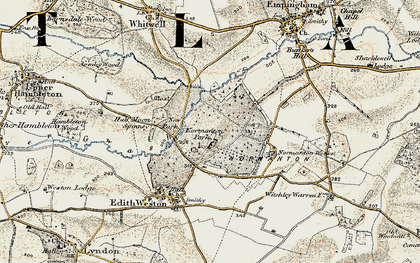 Old map of Normanton in 1901-1903