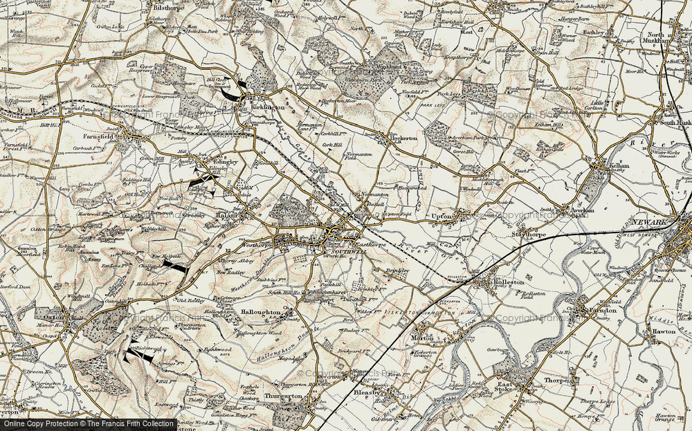 Old Map of Normanton, 1902-1903 in 1902-1903