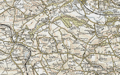 Old map of Norr in 1903-1904