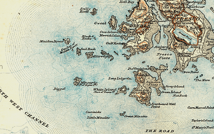 Old map of Nut Rock in 0