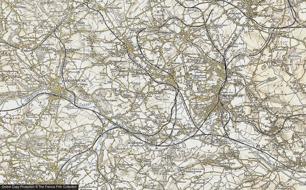 Old Map of Norristhorpe, 1903 in 1903