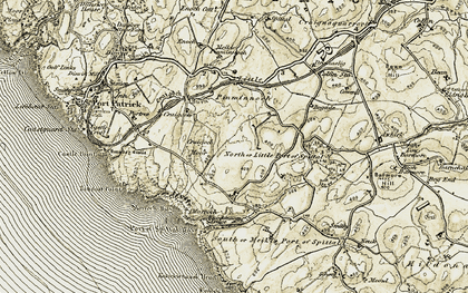 Old map of Morroch Bay in 1905