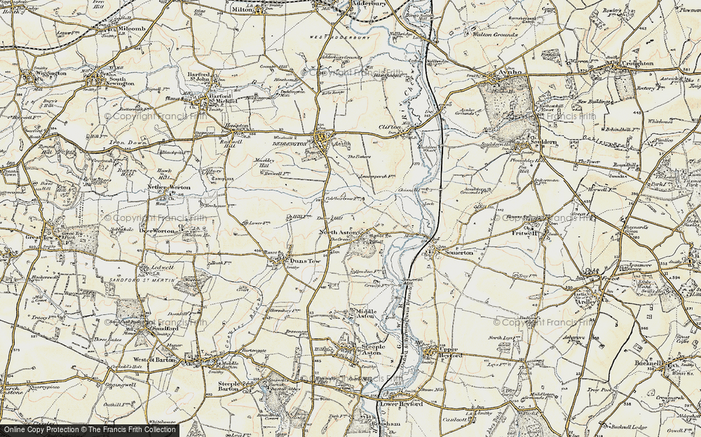 Old Map of North Aston, 1898-1899 in 1898-1899