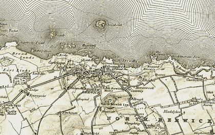 Old map of Leckmoram Ness in 1901-1906