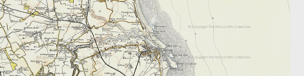 Old map of North Blyth in 1901-1903