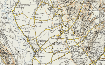 Old map of North Bockhampton in 1897-1909