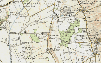 Old map of North Cliffe in 1903