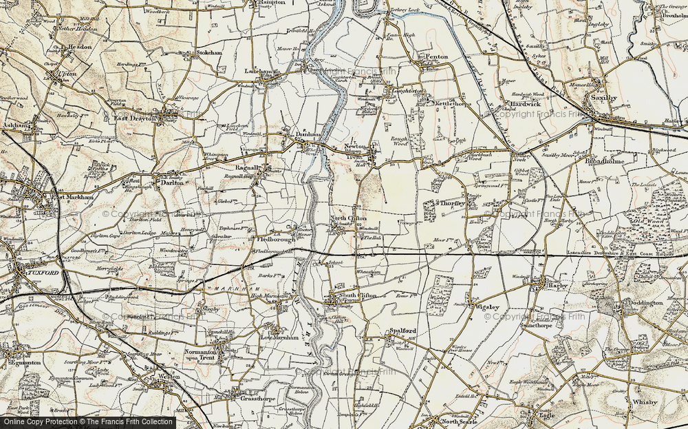 Old Map of North Clifton, 1902-1903 in 1902-1903