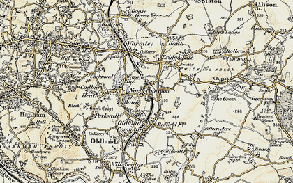 Old map of North Common in 1899