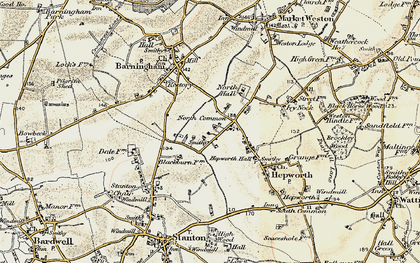 Old map of North Common in 1901