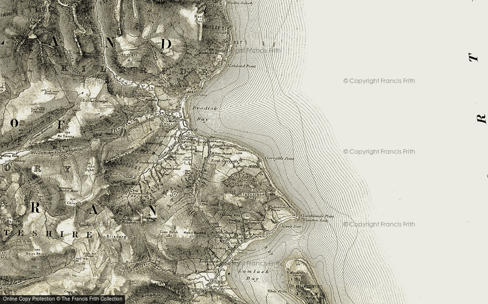Old Map of North Corriegills, 1905-1906 in 1905-1906