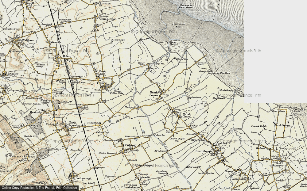 Old Map of North Cotes, 1903-1908 in 1903-1908