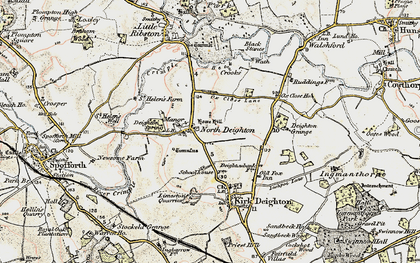 Old map of North Deighton in 1903-1904