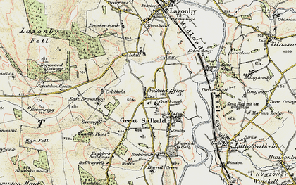 Old map of North Dykes in 1901-1904