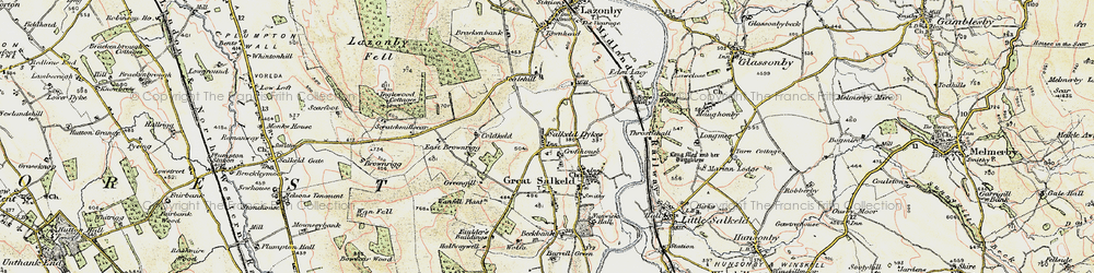 Old map of North Dykes in 1901-1904