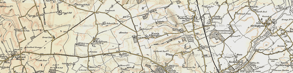 Old map of North Elkington in 1903
